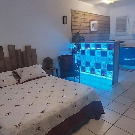 Grand Studio En Bas De Villa Avec Vue Sur Mer Au Carbet Le Carbet Bagian luar foto
